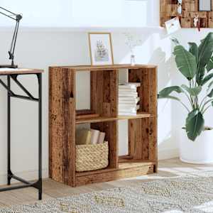 vidaXL Bibliotecă, lemn vechi, 68,5x32x75 cm, lemn prelucrat