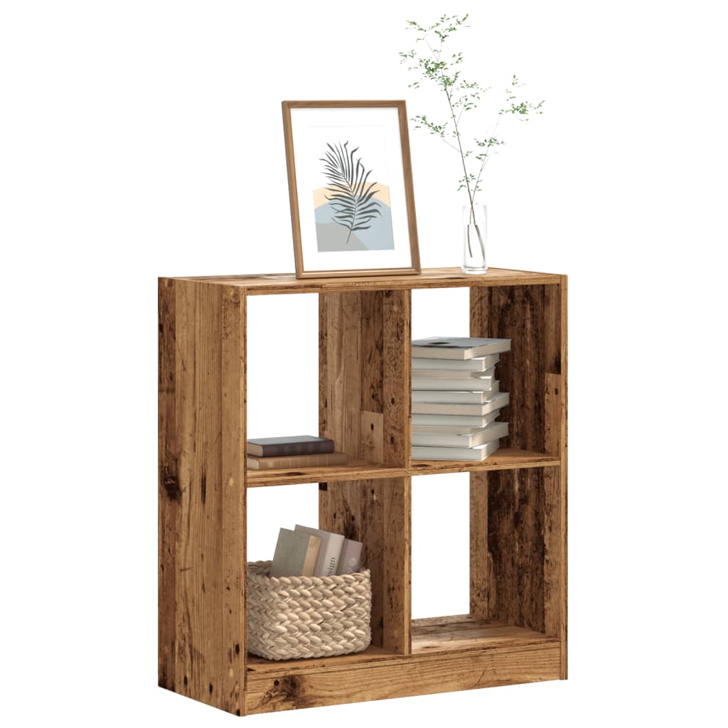 vidaXL Bücherregal Altholz-Optik 68,5x32x75 cm Holzwerkstoff