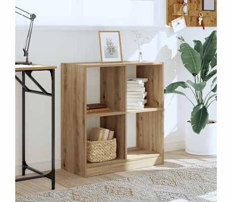 vidaXL Bookcase Artisian Oak Engineered wood Medium Bookcase