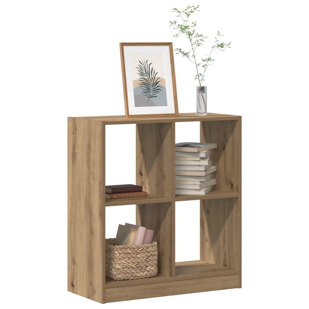 vidaXL Bücherregal Artisan-Eiche 68,5x32x75 cm Holzwerkstoff