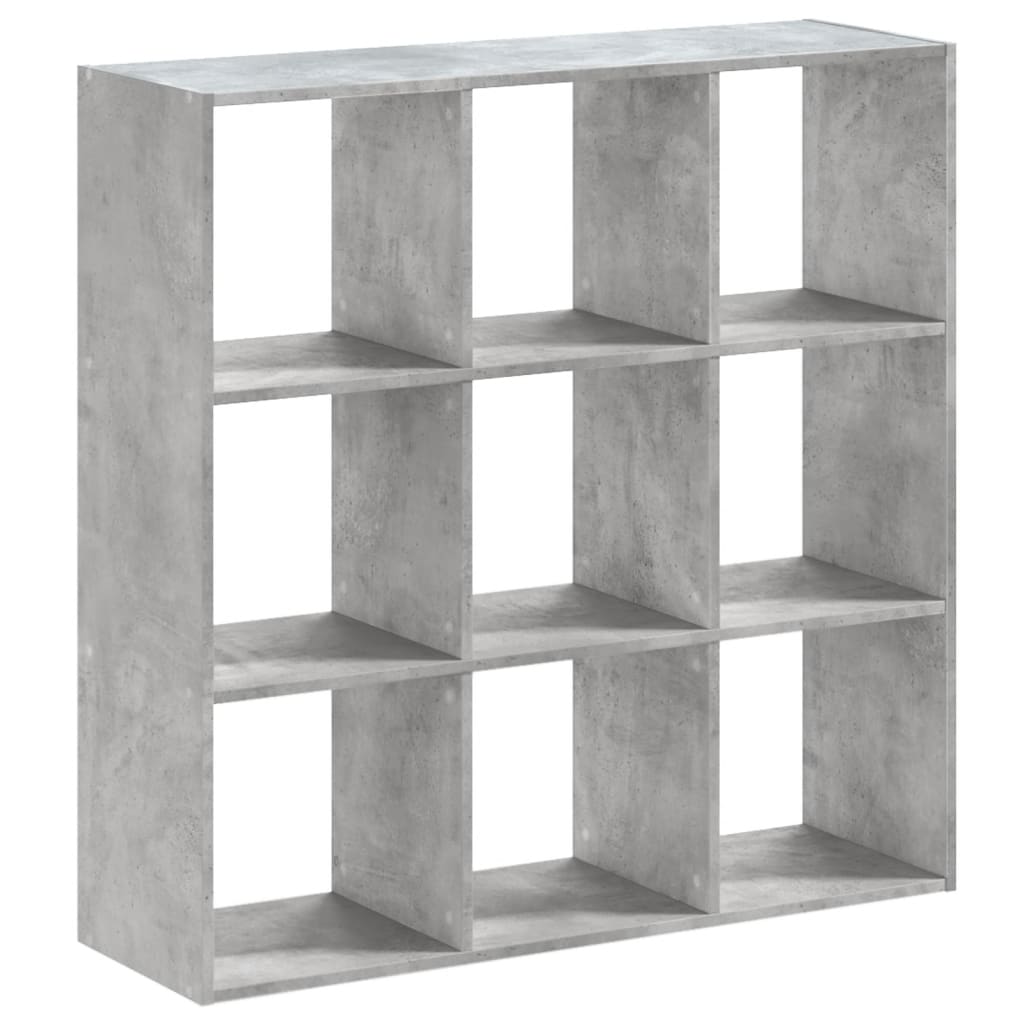vidaXL Knihovna betonově šedá 102 x 32 x 102 cm kompozitní dřevo