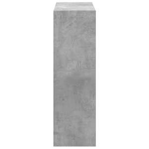 Knihovna betonově šedá 102 x 32 x 102 cm kompozitní dřevo - obrázek 6