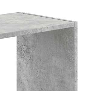 Knihovna betonově šedá 102 x 32 x 102 cm kompozitní dřevo - obrázek 7