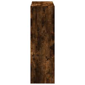 Knihovna kouřový dub 102 x 32 x 102 cm kompozitní dřevo - obrázek 5
