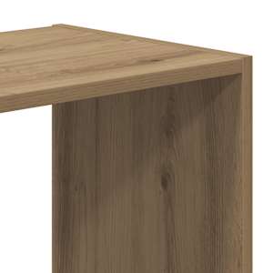 Knihovna dub artisan 102 x 32 x 102 cm kompozitní dřevo - obrázek 7