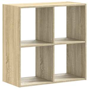 vidaXL raamaturiiul, Sonoma tamm, 68,5 x 32 x 68,5 cm, tehispuit