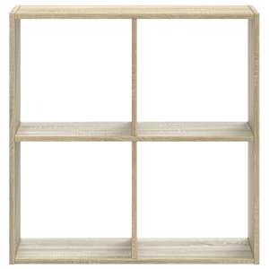Knihovna dub sonoma 68,5 x 32 x 68,5 cm kompozitní dřevo - obrázek 4