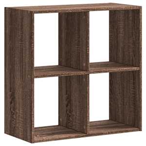 vidaXL raamaturiiul, pruun tamm, 68,5 x 32 x 68,5 cm, tehispuit