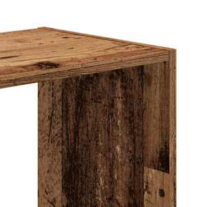 Knihovna old wood 68,5 x 32 x 68,5 cm kompozitní dřevo - obrázek 7