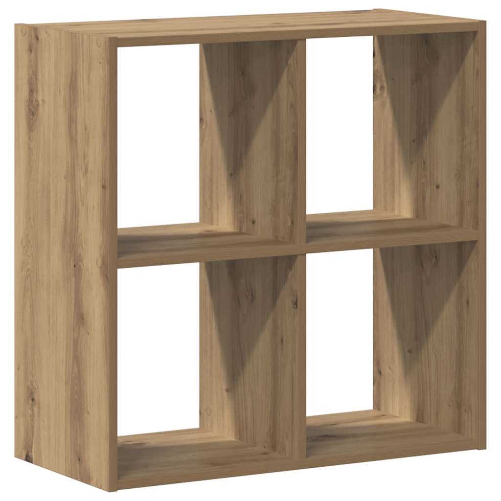 vidaXL Knihovna dub artisan 68,5 x 32 x 68,5 cm kompozitní dřevo