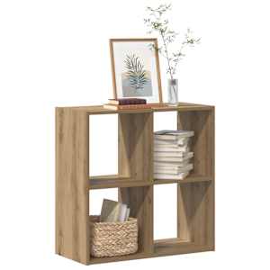 Knihovna dub artisan 68,5 x 32 x 68,5 cm kompozitní dřevo - obrázek 3