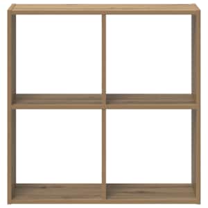 Knihovna dub artisan 68,5 x 32 x 68,5 cm kompozitní dřevo - obrázek 4