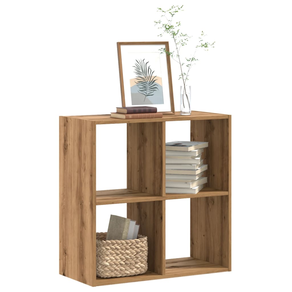 vidaXL Bücherregal Artisan-Eiche 68,5x32x68,5 cm Holzwerkstoff