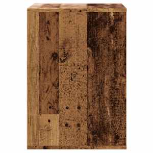 Rohová zásuvková komoda old wood 60x41x58 cm kompozitní dřevo - obrázek 6