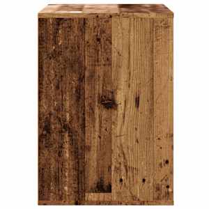 Rohová zásuvková komoda old wood 80x41x58 cm kompozitní dřevo - obrázek 6