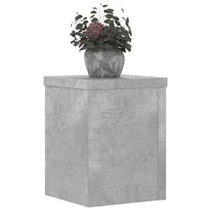 Stojany na rostliny 2 ks betonově šedé 15 x 15 x 20 cm kompozit - obrázek 3