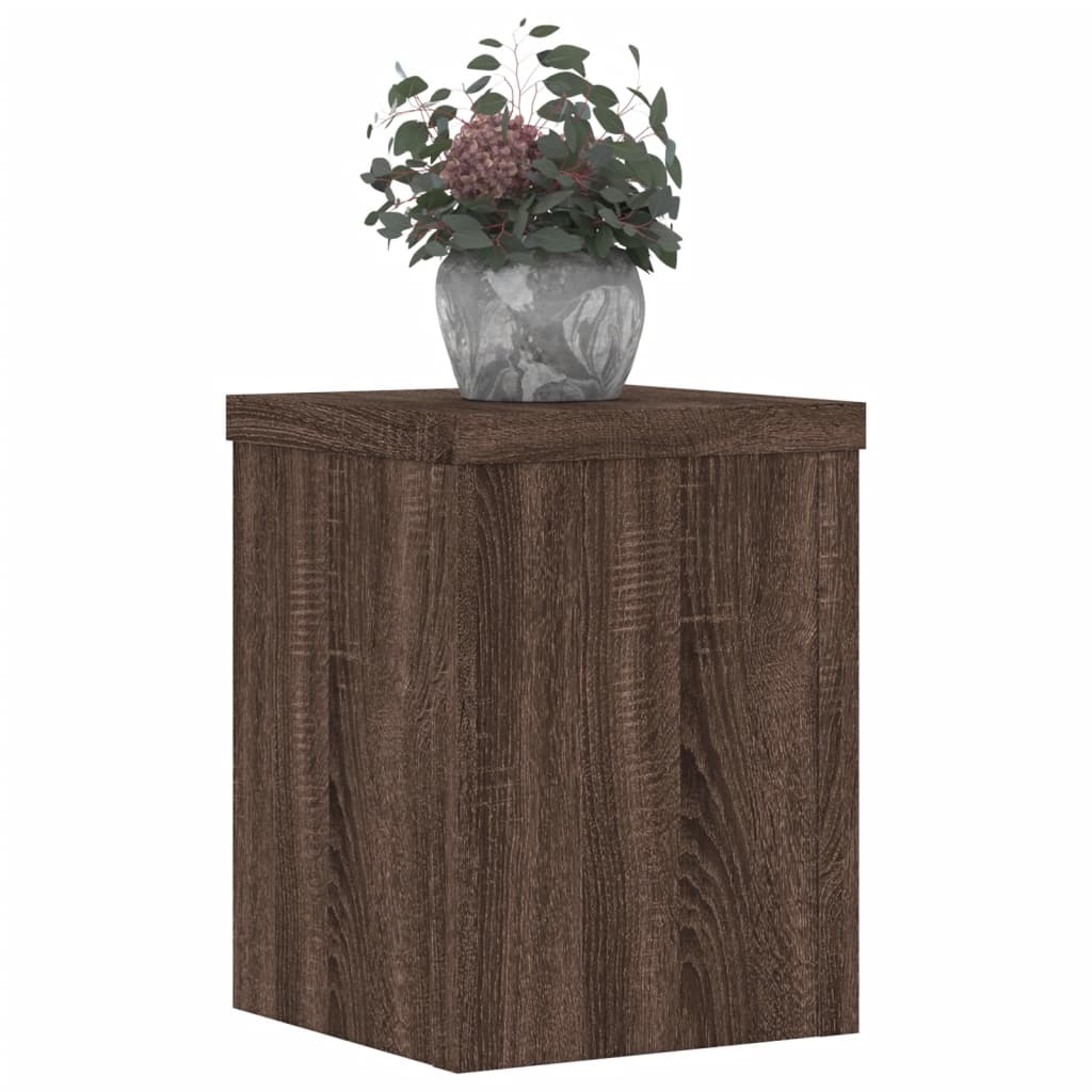 Thumbnail - vidaXL Pflanzenständer 2 Stk. Braun Eiche 15x15x20 cm Holzwerkstoff