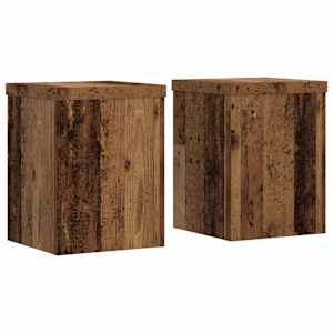 Stojany na rostliny 2 ks old wood 15x15x20 cm kompozitní dřevo - obrázek 2