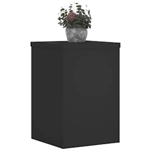 vidaXL Supports pour plantes 2 pcs noir 25x25x35 cm bois d'ing&eacute;nierie