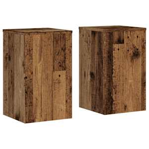 Stojany na rostliny 2 ks old wood 30x30x50 cm kompozitní dřevo - obrázek 2