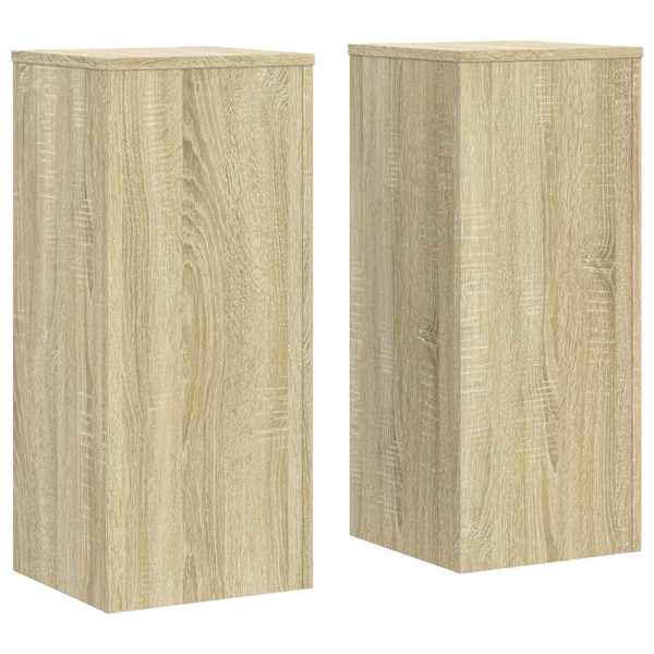 vidaXL taimealused 2 tk, Sonoma tamm, 30x30x70 cm, tehispuit