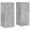 vidaXL taimealused 2 tk, betoonhall, 30x30x70 cm, tehispuit