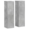 vidaXL taimealused 2 tk, betoonhall, 17 x 17 x 60 cm, tehispuit