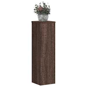 vidaXL Plant Stand 2pcs Brown Oak 17x17x60 cm Engineered Wood