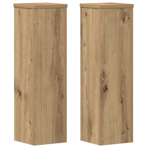 vidaXL taimealused 2 tk, k&auml;sit&ouml;&ouml;tamm, 17 x 17 x 60 cm, tehispuit