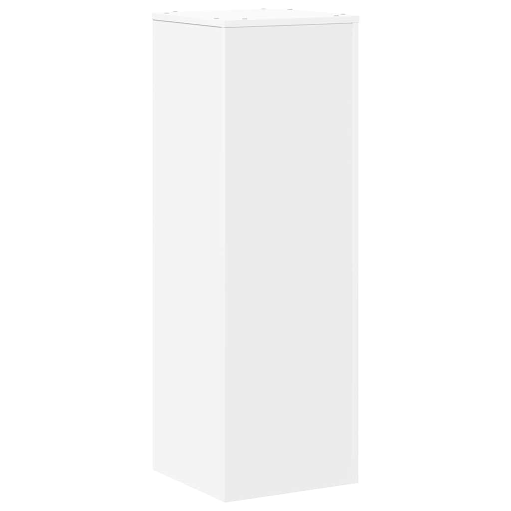 vidaXL Stojan na rostliny bílý 33 x 33 x 100 cm kompozitní dřevo