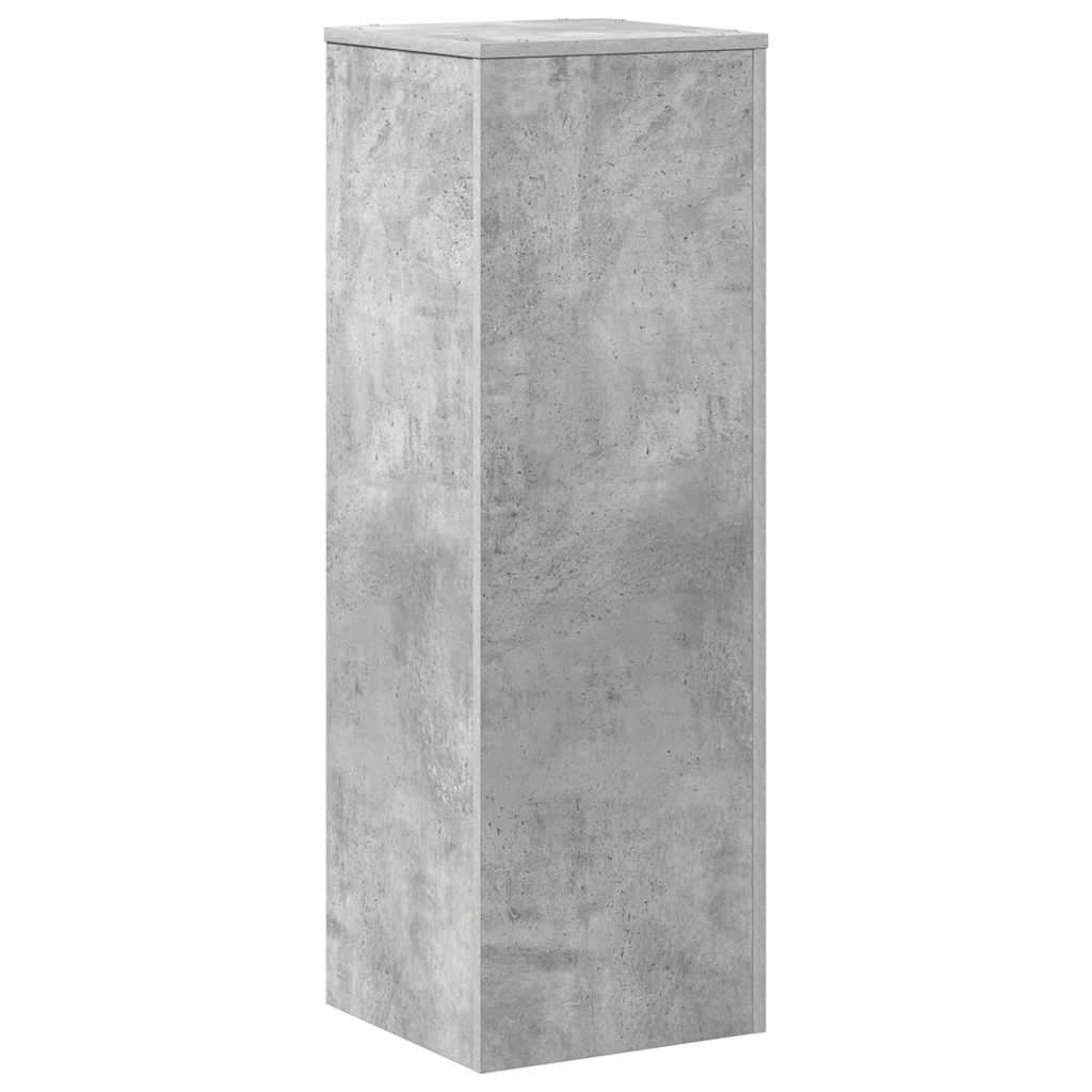 vidaXL Stojan na rostliny betonově šedý 33x33x100 cm kompozitní dřevo
