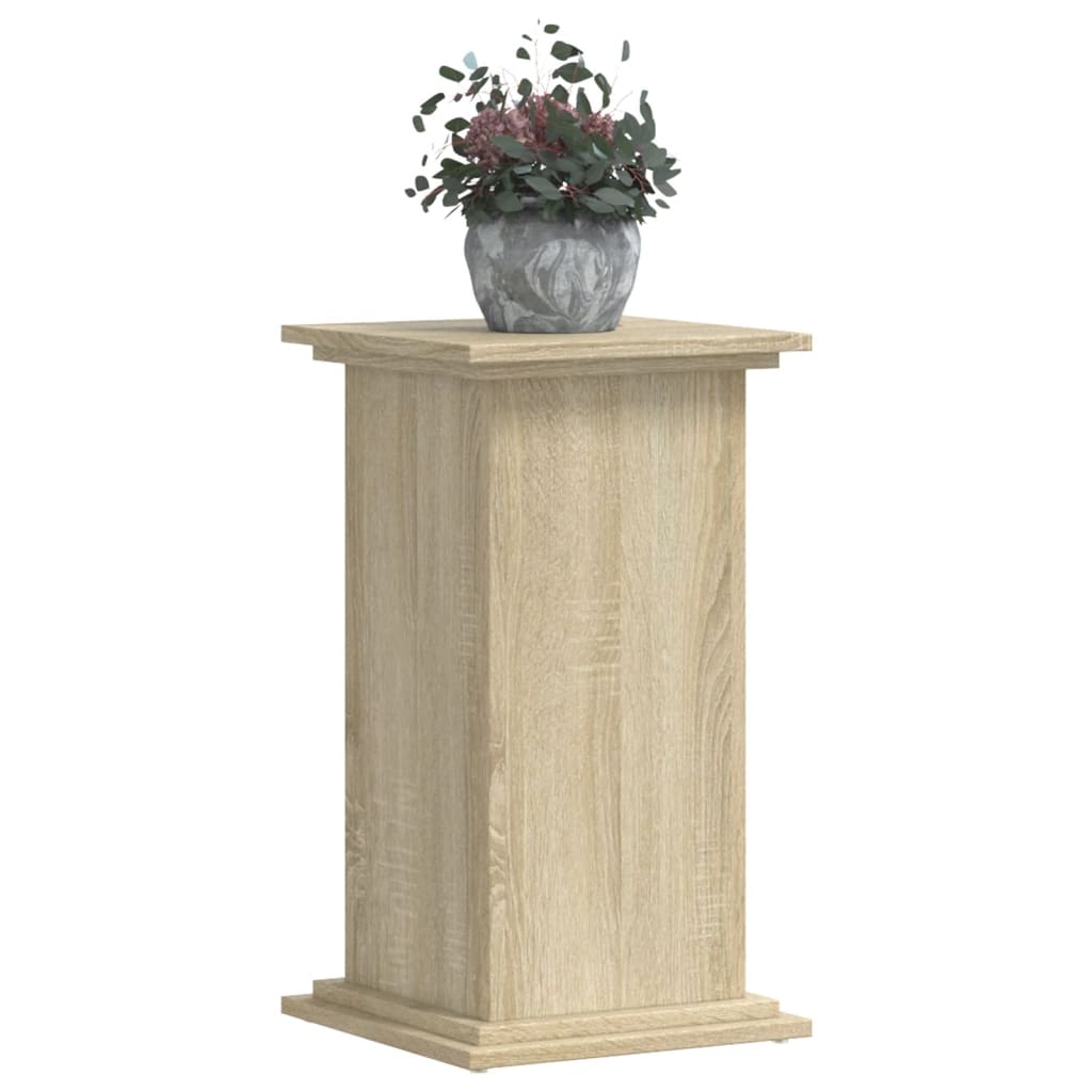 vidaXL Suport de plante, stejar sonoma, 33x33x60 cm, lemn prelucrat