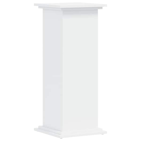 vidaXL taimealus, valge, 33x33x80 cm, tehispuit