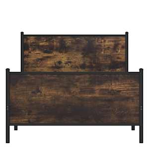 Kovový rám postele bez matrace kouřový dub 107 x 203 cm - obrázek 5