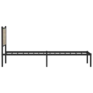 Kovový rám postele bez matrace dub sonoma 107 x 203 cm - obrázek 6