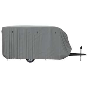 Krycí plachta na karavan šedá 550x250x220 cm netkaná textilie - obrázek 7