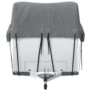 Prevleka za streho prikolice siva 800x300 cm netkana tkanina - slika 5