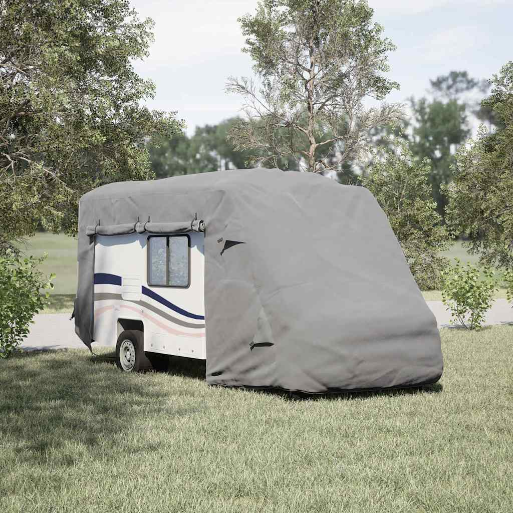 vidaXL Husa de rulota gri 610x235x275 cm Tesatura netesuta