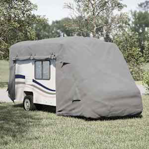 Prevleke za avtodom siva 610x235x275 cm netkana tkanina