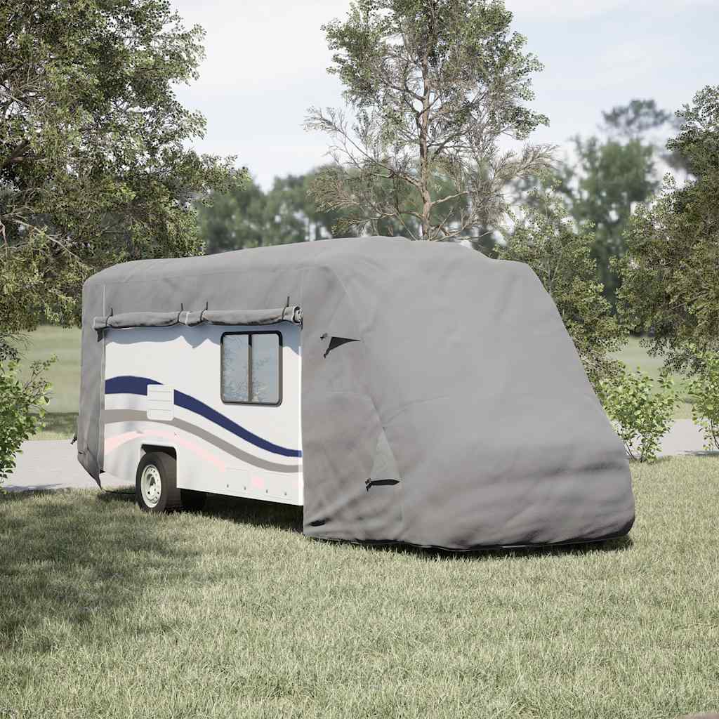 vidaXL Camperhoezen 660x235x275 cm vliesvlies grijs afbeelding