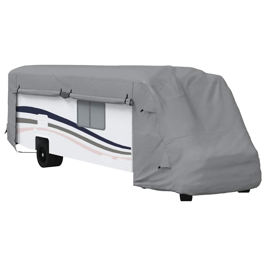 vidaXL Krycí plachta na obytný vůz šedá 870x235x275cm netkaná textilie