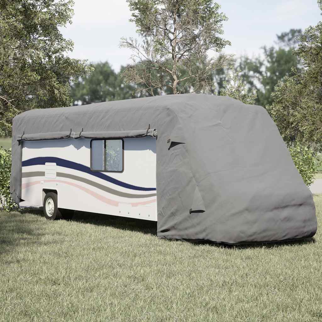 vidaXL Husa de rulota gri 870x235x275 cm Tesatura netesuta