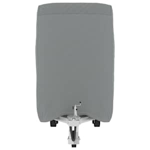 Plachta pro přívěs na koně šedá 334x148x230 cm netkaná textilie - obrázek 4