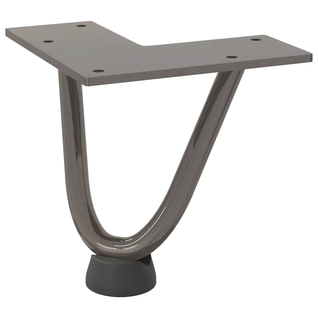 vidaXL Haarnadelpoten voor Salontafel 4 st 10 cm massief staal naturel, foto 4