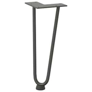 Nohy na konferenční stolek ve tvaru vlásenky 4 ks antracitové 30 cm masivní ocel - obrázek 4