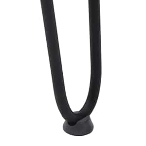 Nohy na konferenční stolek ve tvaru vlásenky 4 ks černé 42 cm masivní ocel - obrázek 9