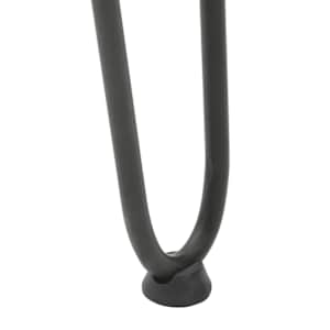 Nohy na konferenční stolek ve tvaru vlásenky 4 ks antracitové 42 cm masivní ocel - obrázek 9
