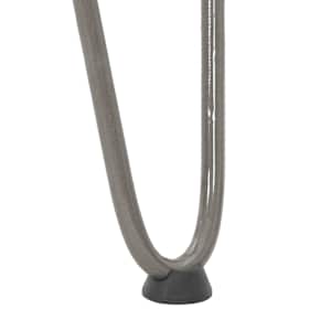Nohy na konferenční stolek ve tvaru vlásenky 4 ks, přírodní ocel, 42 cm, masivní ocel - obrázek 9