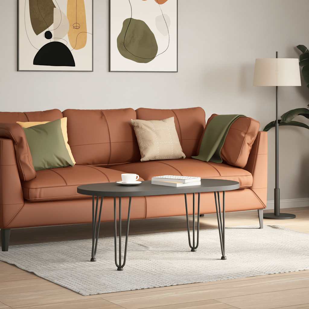 Thumbnail - vidaXL Haarnadelbeine für Couchtisch 4 Stk. Anthrazit 42 cm Massivstahl