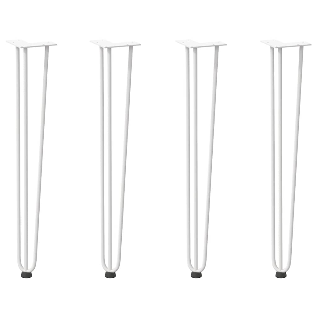 vidaXL Hiusneulajalat konsolipöytiin konsolipöydälle 4 kpl 72 cm
